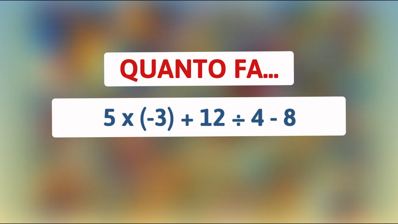 \"Il 98% dei lettori non riesce a risolvere questo semplice calcolo matematico! Riuscirai a battere le probabilità?\""